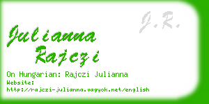 julianna rajczi business card